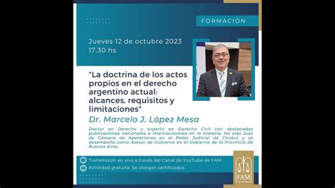 La Doctrina De Los Actos Propios En El Derecho Argentino Actual