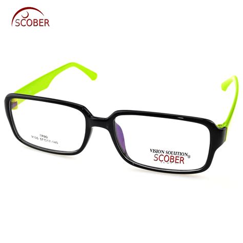 Scober Tr90 Ultralight Retro Largest Frame Spectacles Custom Made Prescription Lens Myopia