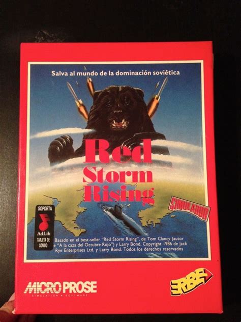 Red Storm Rising Atari St Version Espanola Artofit