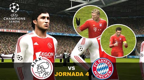 Pes 2011 Uefa Champions League Ajax Vs Bayern Múnich Fase De