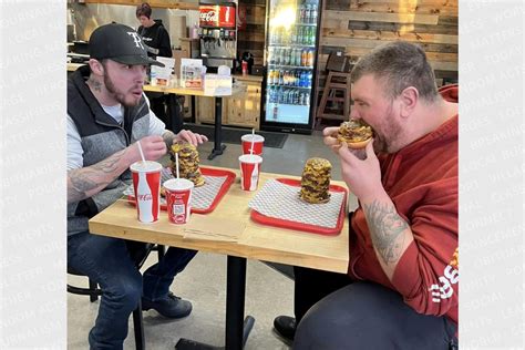 Bun-believeable: Two Sault guys tackle bizarre burger challenge ...