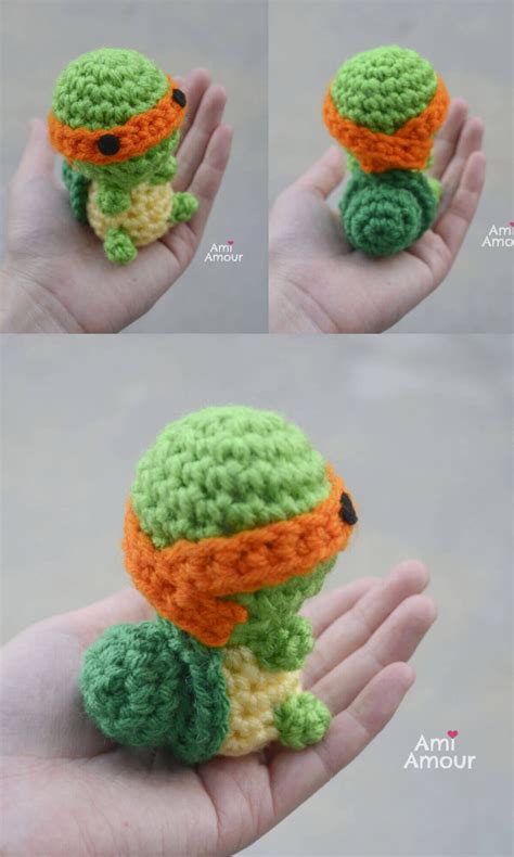 Ninja Turtle Amigurumi Free Crochet Pattern Ami Amour