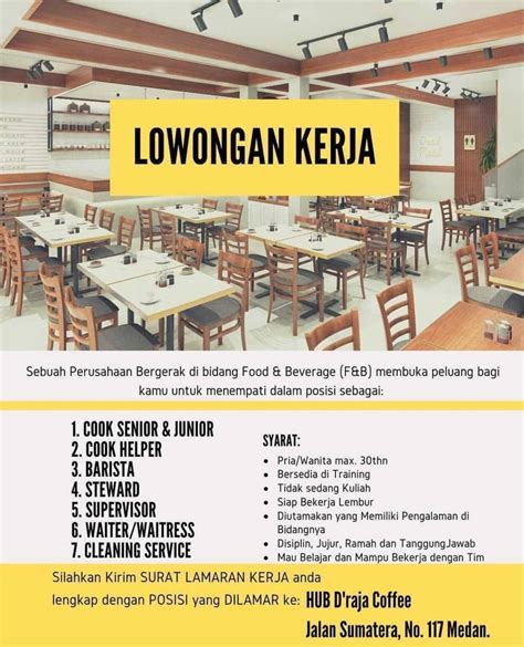 Lowongan Kerja Sma Smk D Di D Raja Coffee Medan Mei Lowongan