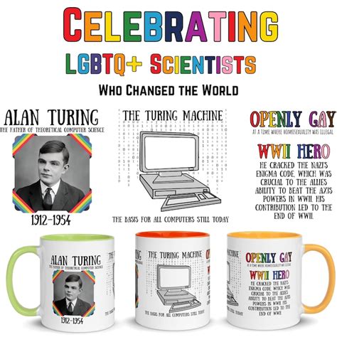 Alan Turing Enigma Code Computer Science Famous Lgbtq Scientists In