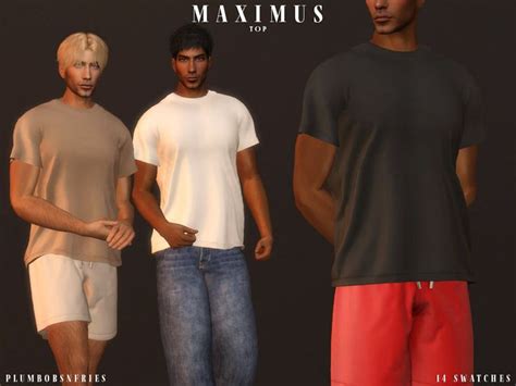 The Sims Resource Maximus Top Sims Male Clothes Sims