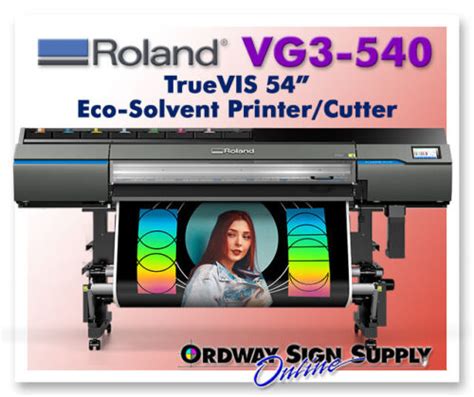 Roland TrueVIS VG3 540 54 Printer Cutter Plus 1 Year Warranty EBay