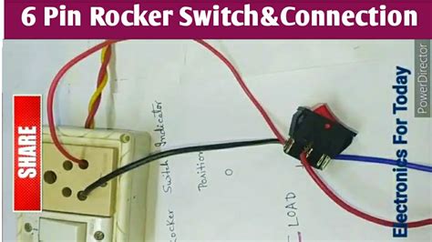 Rocker Switch Pin Rocker Switch Rocker Indicator Switch Wiring