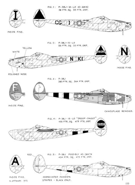 P-38 Lockheed Lightning Camo & Marks Page 13-960