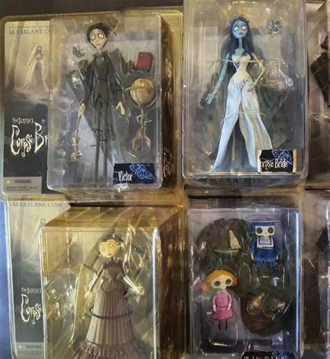 Mcfarlane Toys Corpse Bride Figures Timm Burton Johnny Depp Hobbies