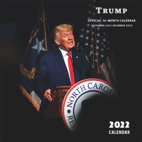 Donald Trump 2022 Calendar Donald Trump 2022 Planner With Monthly Tabs