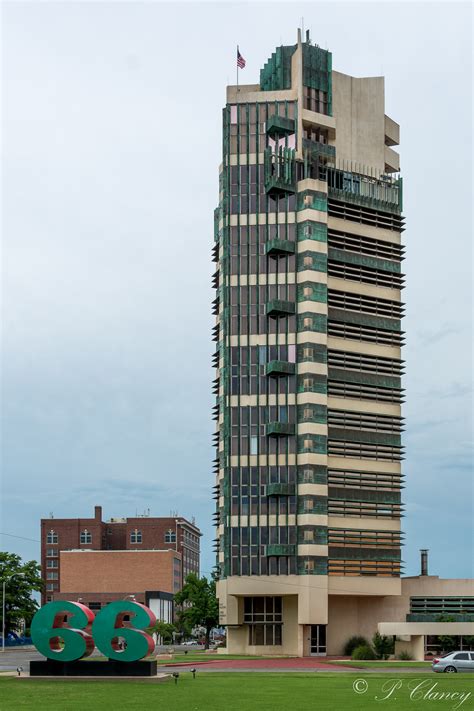 Price Tower, Oklahoma, USA (1956) by Frank Lloyd Wright : r ...