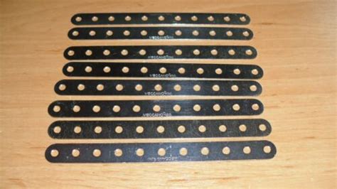 Meccano 8 Standard Strip 11 Hole Part 2 A202 Used Ebay