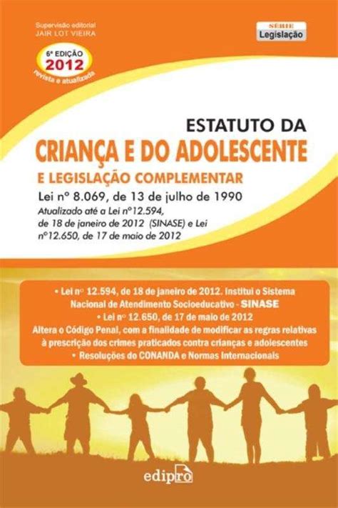 Estatuto da criança e do adolescente Edipro Loja virtual de livros