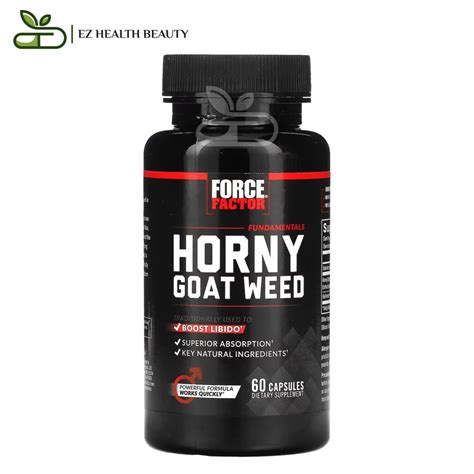 Get Force Factor Horny Goat Weed EZ Health Beauty