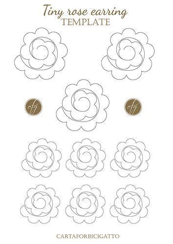 Images By Deb Schoonover On Cricut Felt Flower Template