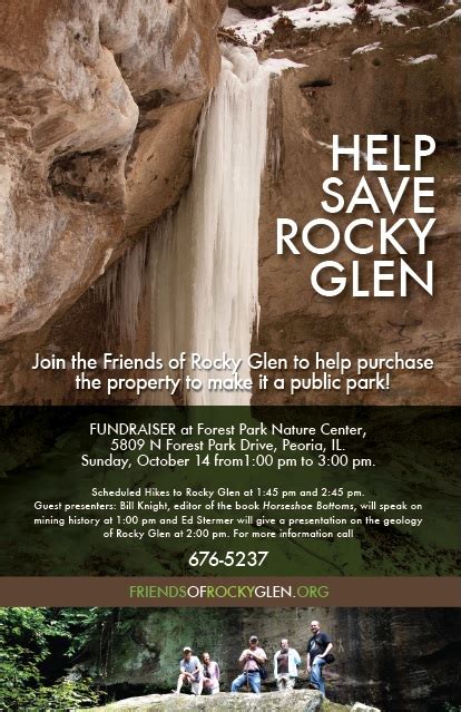 Peoriastory Rocky Glen Fund Raiser And Hikes