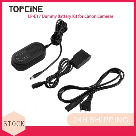 Topcine ACK E18 AC Power Supply LP E17 Dummy Battery DR E18 DC Coupler