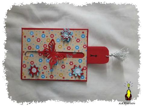 Carte Tirette Petit Papillon S Envole Les Passions D Art