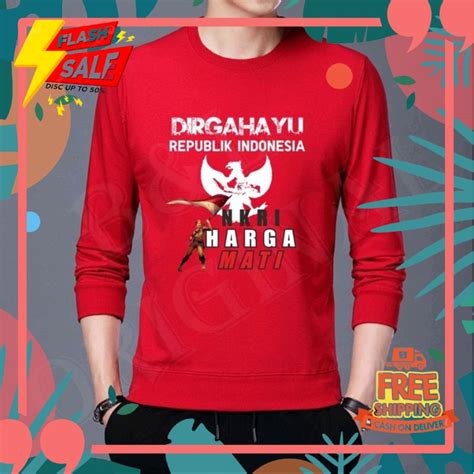 Jual Spesial Kemerdekaan Agustus Kaos Hut Ri Dirgahayu Nkri