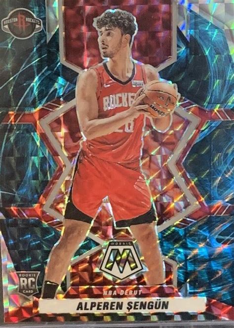 Alperen Sengun 2021 Mosaic 272 NBA Debut Genesis SSP Price Guide