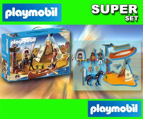 Playmobil 4012 Indios Campamento Indio Carpa Carpa Indios Superset