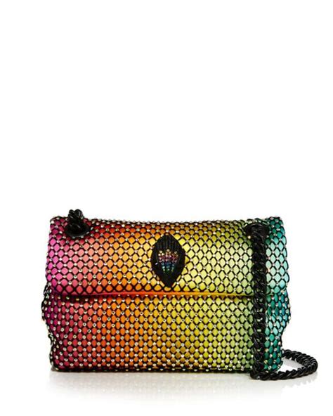 Kurt Geiger Synthetic Kensington X Rainbow Rhinestone Net Mini