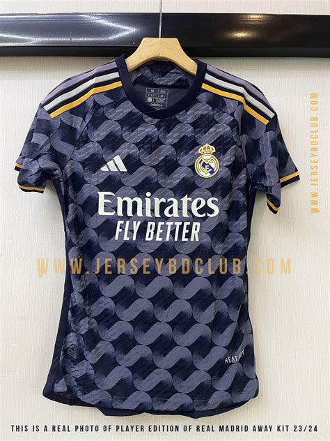 Real Madrid Away Kit 2324 Real Madrid Jersey 2023 Jersey Club Bd