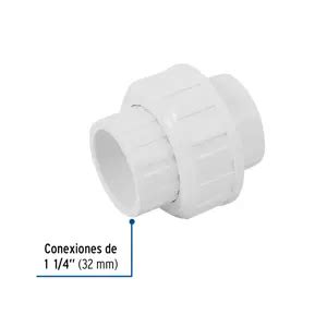 45542 PVC 974 TRUPER Tuerca unión lisa de PVC 1 1 4 Foset