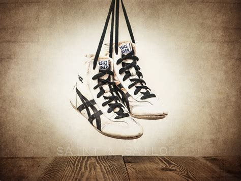 Vintage Wrestling Shoes Saint And Sailor Studios