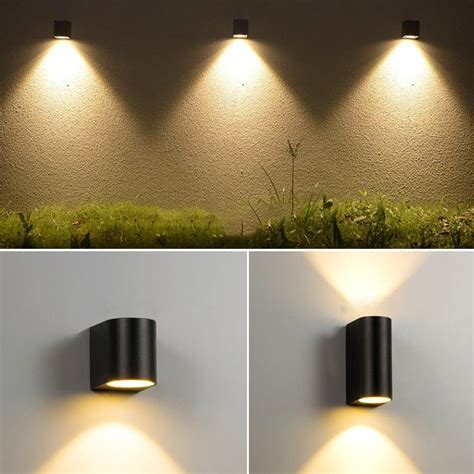 Outdoor LED Wall Lamp Lampu Dinding Kalis Air Lampu Effect Light LED