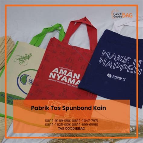 Pabrik Tas Spunbond Kain Produsen Spunbond Polos Medium