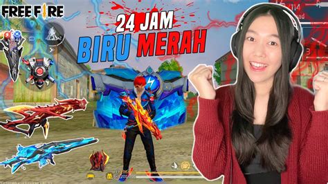 Solo Squad Pake Serba Biru Merah Bar Bar Lansung Booyah Free Fire