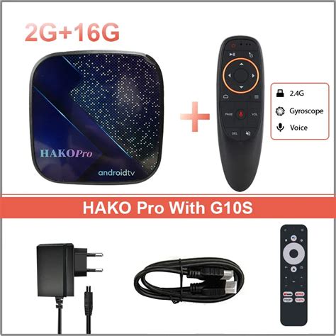 Hako Pro Android Tv Box Google Certified Gb Ram K Netflix Hd