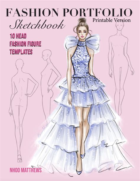 Fashion Sketchbook Collection by Nhoo Matthews. Printable and Hard ...