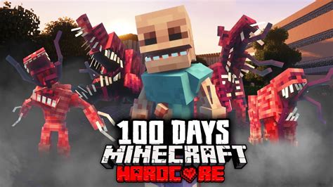 I Survived 100 Days In An Evolved Parasite Outbreak In Hardcore Minecraft Youtube