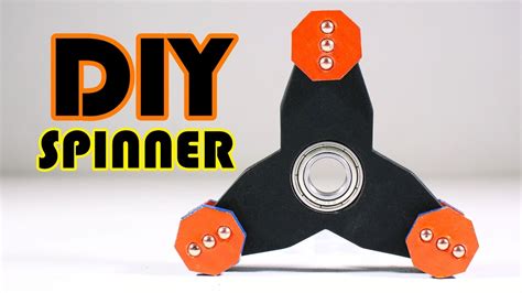 Fidget Spinner From Cardboard Diy Youtube