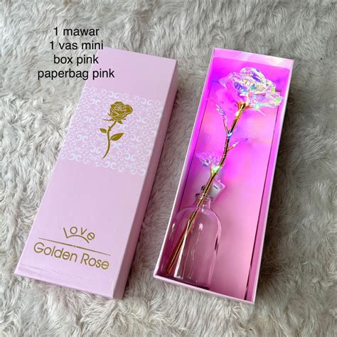 Jual Gift Box Bunga Mawar Bunga Mawar Dekorasi Kado Pacar Kado Unik