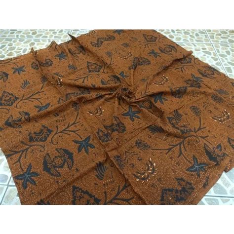 Jual Kain Batik Solo Bahan Paris Motif Sogan Wahyu Tumurun Shopee Indonesia