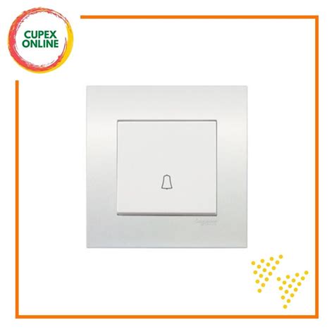 Schneider Electric Vivace 1 Gang Bell Switch Kb31bpb Cupex Shopee Malaysia