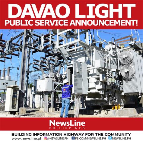 Davao Light Announces Power Disruptions In Davao City