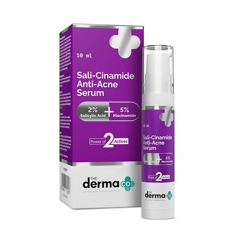 The Derma Co Sali Cinamide Anti Acne Face Serum With Salicylic Acid