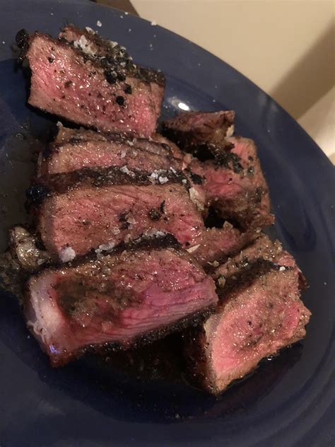 Reverse Sear Prime Ribeye Last Sunday Rosemary Butter R Steak