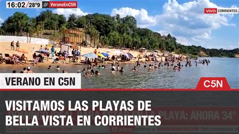 En Las Playas De Corrientes Los Turistas Disfrutan Del D A De Calor