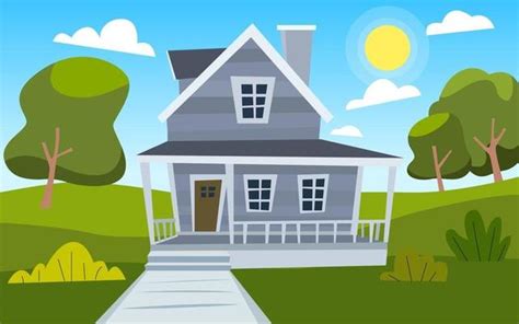 Cartoon House Vector Art, Icons, and Graphics for Free Download