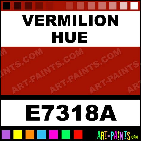 Vermilion Professional Gouache Paints - E7318A - Vermilion Paint ...