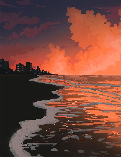 Beach Rpixelart