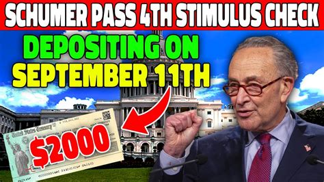 Wow Schumer Pass It Th Stimulus Check For All Americans