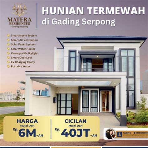 MATERA RESIDENCE GADING SERPONG TYPE 9X18