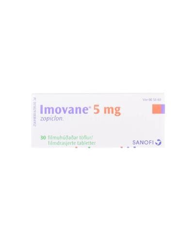 Imovane 5 Mg Filmdrasjerte Tabletter 30stk Apotek 1