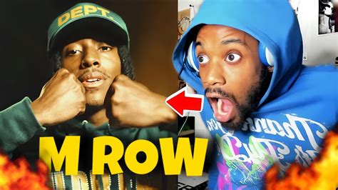 Best New Drill Rapper M Row Gassed Up Pt 2 Reaction Youtube